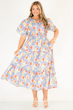 Free To Be Dress, Dusty Floral