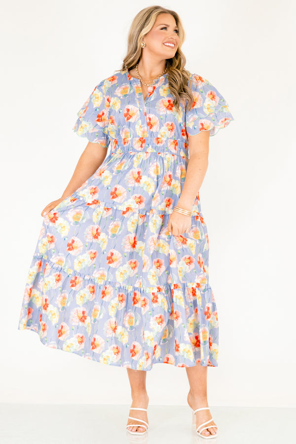 Free To Be Dress, Dusty Floral