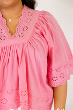 Give It A Moment Top, Pink