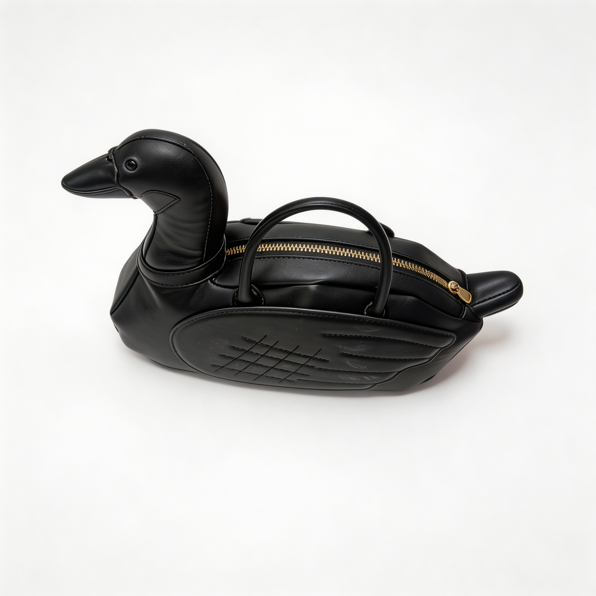 Tasche „Cygne Noir“ aus veganem Leder