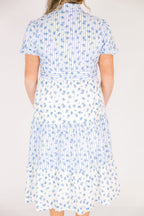 High Hopes Dress, Blue Floral Mix