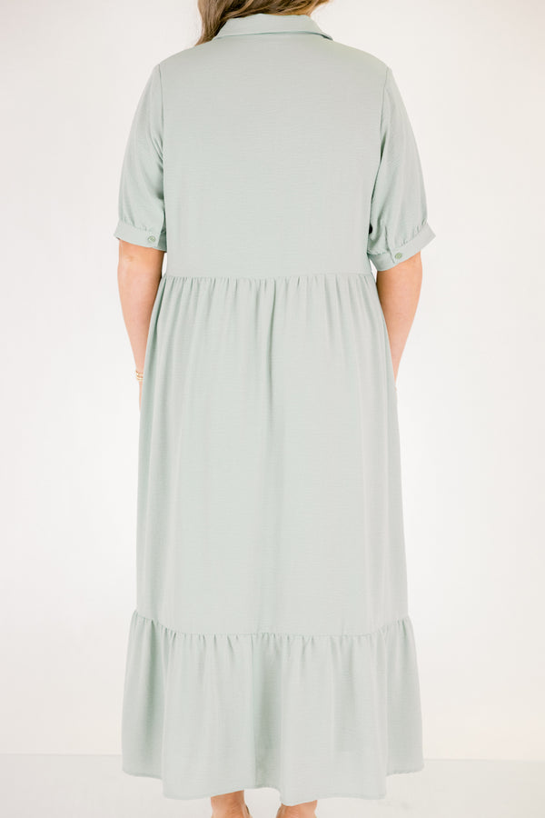 In Your Happy Place Dress, Mint