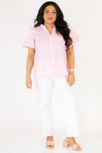 Treading Lightly Top, Baby Pink