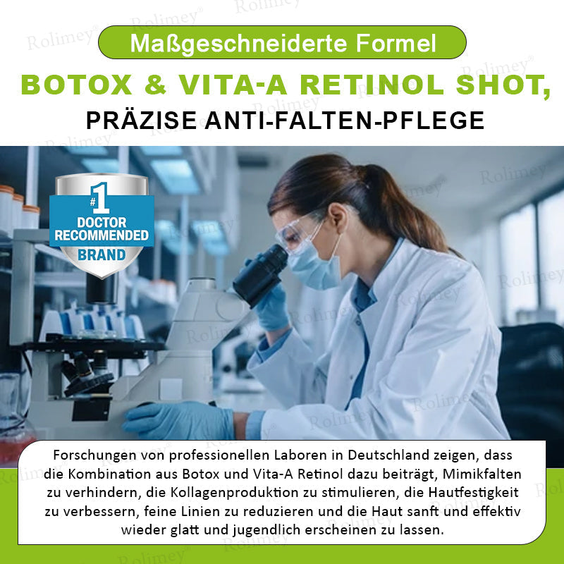 Rolimey® Retinol & Botox Shot -Straffende Gesichtscreme gegen Falten