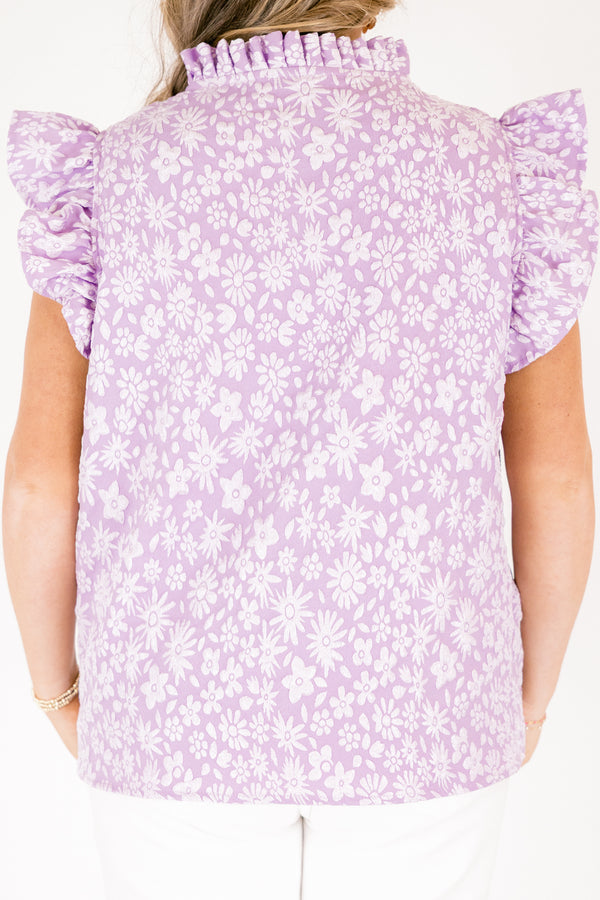 Lost The Chance Top, Purple