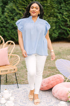 Love Like Mine Top, Blue Gingham