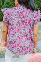 Love Like Mine Top, Purple Floral