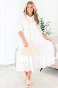 Make It Fun Dress, White