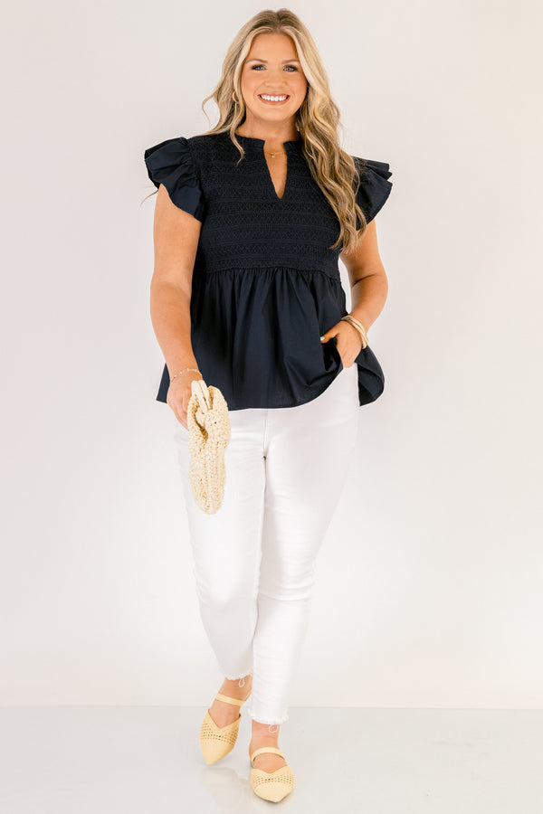 Making Moves Top, Marineblau