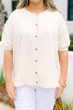 My Sweet Side Cardigan, Cream