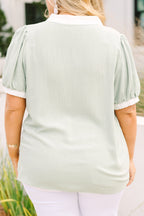 My Sweet Side Top, Salbeigrün
