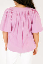 Nautical Breeze Top, Lavendel