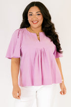Nautical Breeze Top, Lavendel