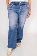 No Rules Hose, bedruckter Denim: Classic Wash