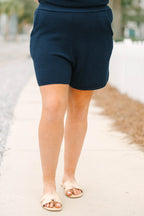 Off In Paradise Sweater Set, Navy
