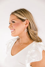 Petal Pop Earrings, Silver