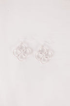 Petal Pop Earrings, Silver