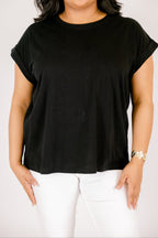 Pretty Please T-Shirt, Schwarz