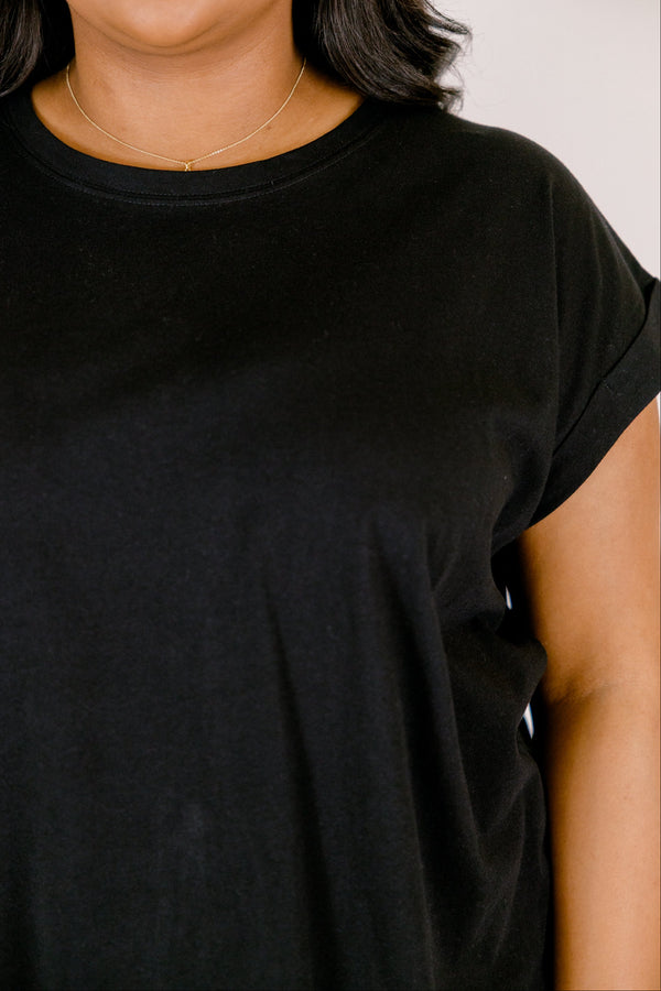 Pretty Please T-Shirt, Schwarz