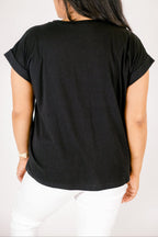 Pretty Please T-Shirt, Schwarz