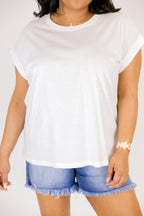 Pretty Please Tee, White