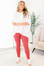 Rise To The Occasion Leggings, Coral
