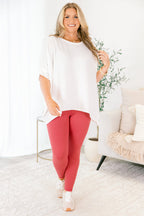 Rise To The Occasion Leggings, Coral