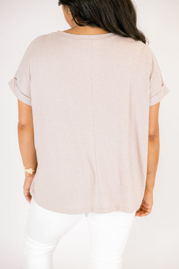 Roaming Around Tee, Ash Mocha