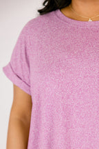 Roaming Around Tee, Light Plum