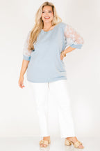 Shine Bright Darling Top, Blue