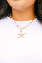 Halskette Stern, Gold