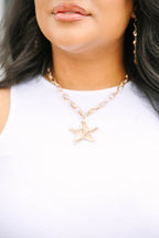 Halskette Stern, Gold