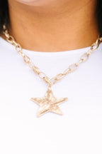 Halskette Stern, Gold