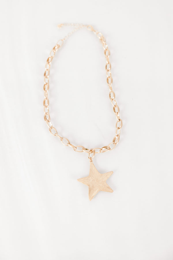 Halskette Stern, Gold