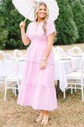 Kleid „Simple Intentions“, rosa Vichy-Karo