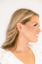 Simple Shine Earrings, Gold
