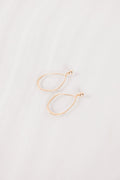 Simple Shine Earrings, Gold