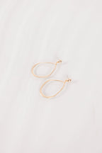 Simple Shine Earrings, Gold