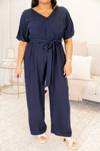 Jumpsuit „Simply Carried Away“, Marineblau