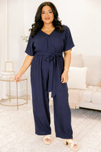 Jumpsuit „Simply Carried Away“, Marineblau