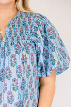 Something Good Dress, Blue Floral