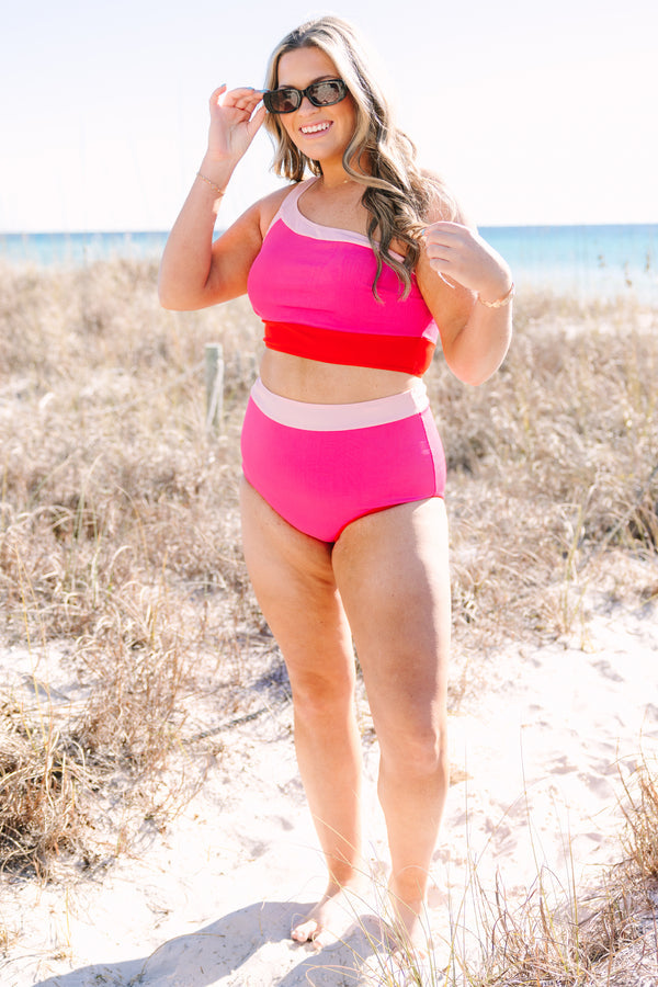 Spritzer am Strandboden, Rosa Multi