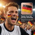🏆2 zum Preis von 1🎉Gesichtsmalstift mit Nationalflagge für Sportfans⚽