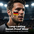 🏆2 zum Preis von 1🎉Gesichtsmalstift mit Nationalflagge für Sportfans⚽
