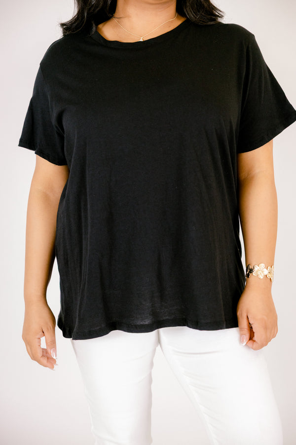 String Of Luck Tee, Black
