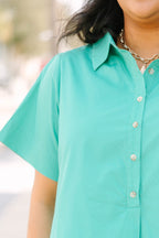 Sweet Breeze Kleid, Kellygrün