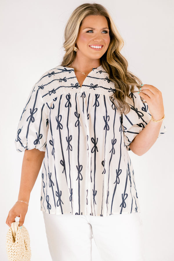 Das Allure Top, Off-White