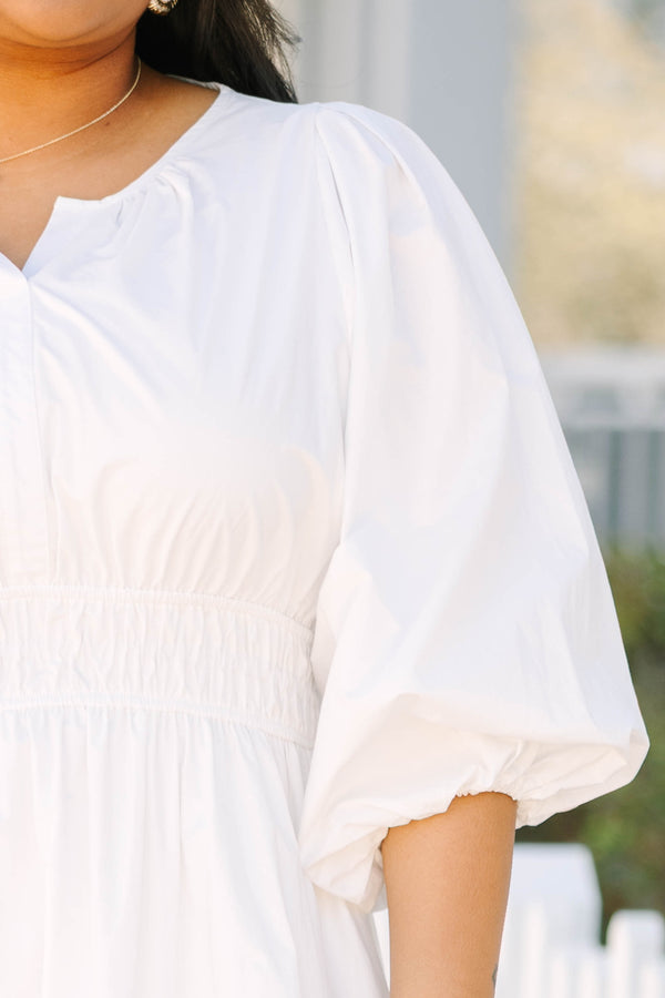 Das Kleid „Clear Choice“, Weiß
