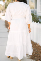 Das Kleid „Clear Choice“, Weiß