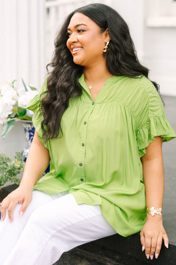 The Misfortunes Of Life Top, Green